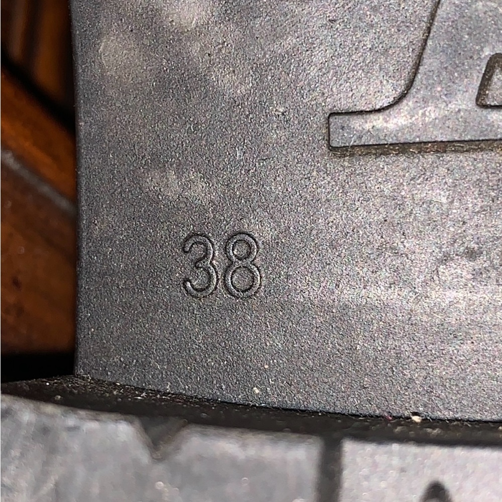 Authentic Louis Vuitton Black Embossed Rain Boots - Picture 5 of 5